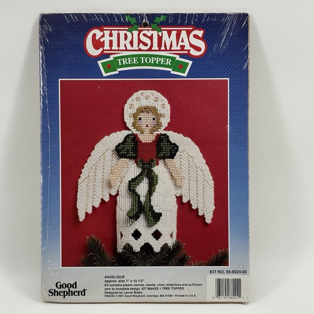1991 Good Shepherd‎ Embroidery Christmas Tree Topper Angelique Kit 95-8024-00